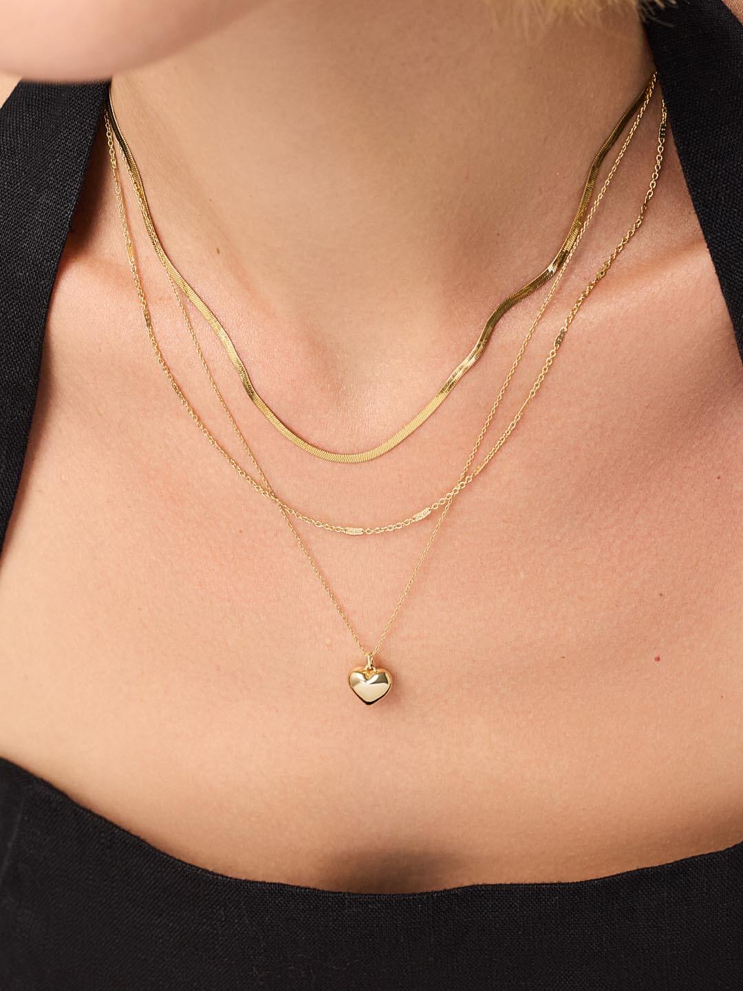 Heart Necklace - Lev Small