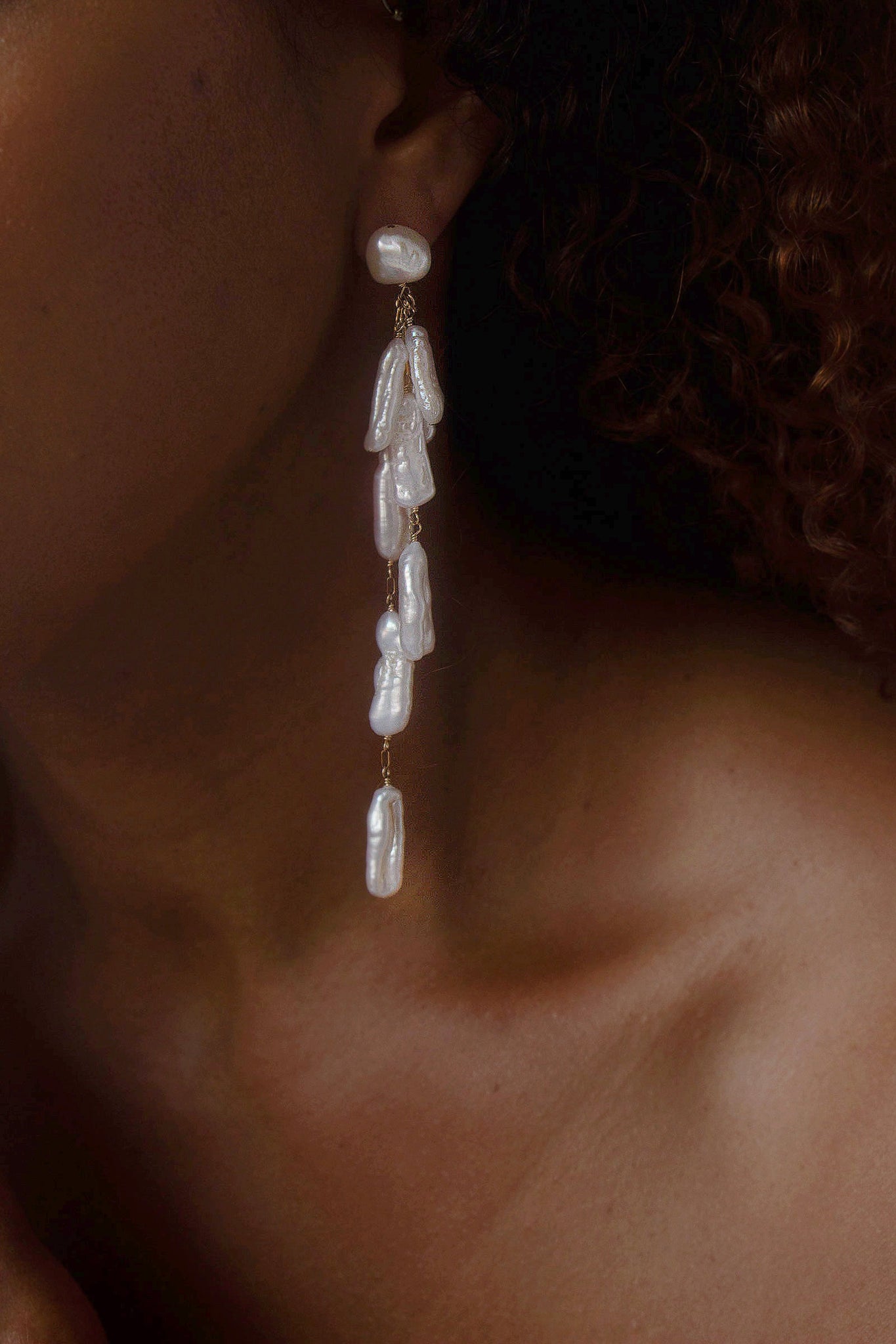 Cascading Plume Earrings