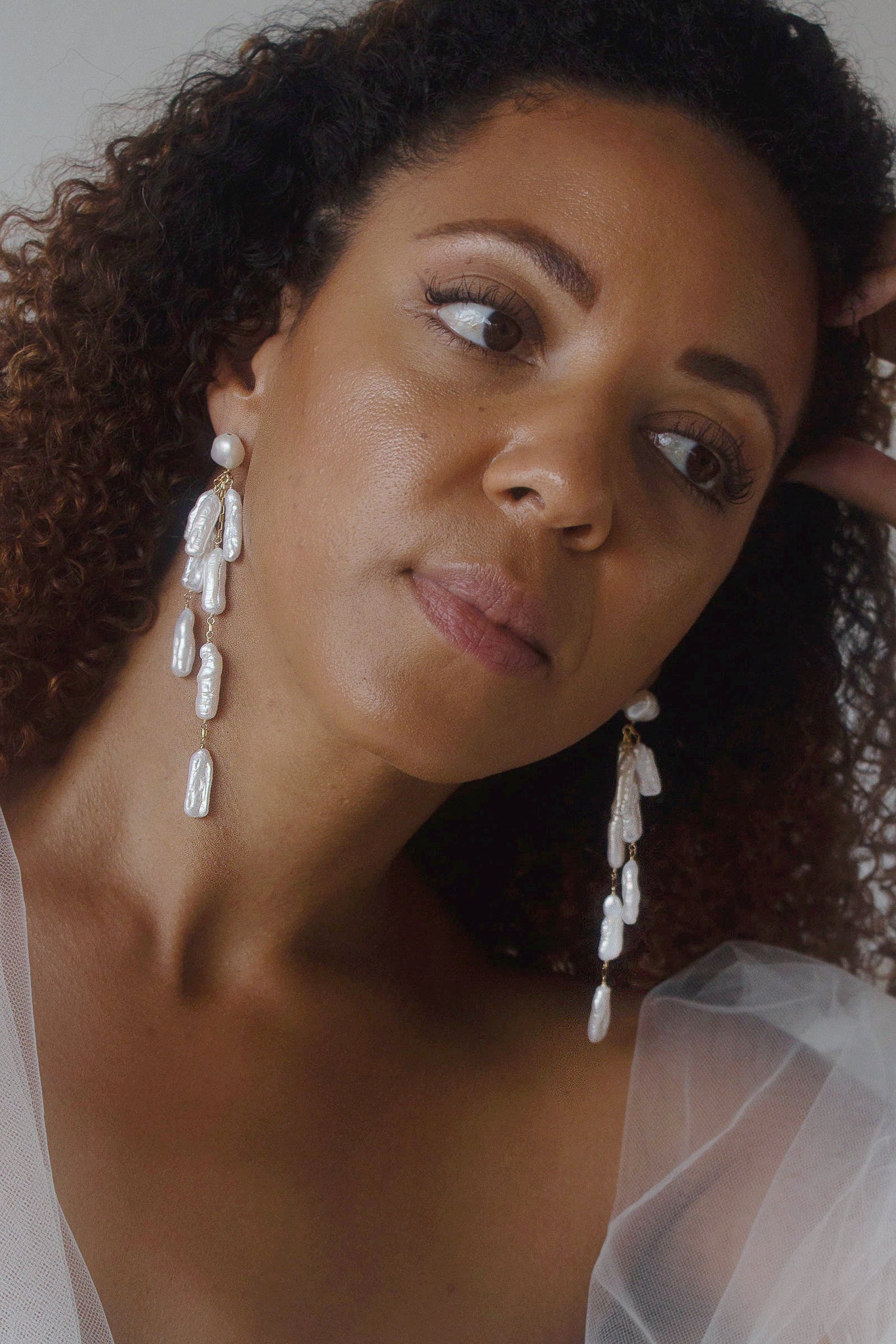Cascading Plume Earrings