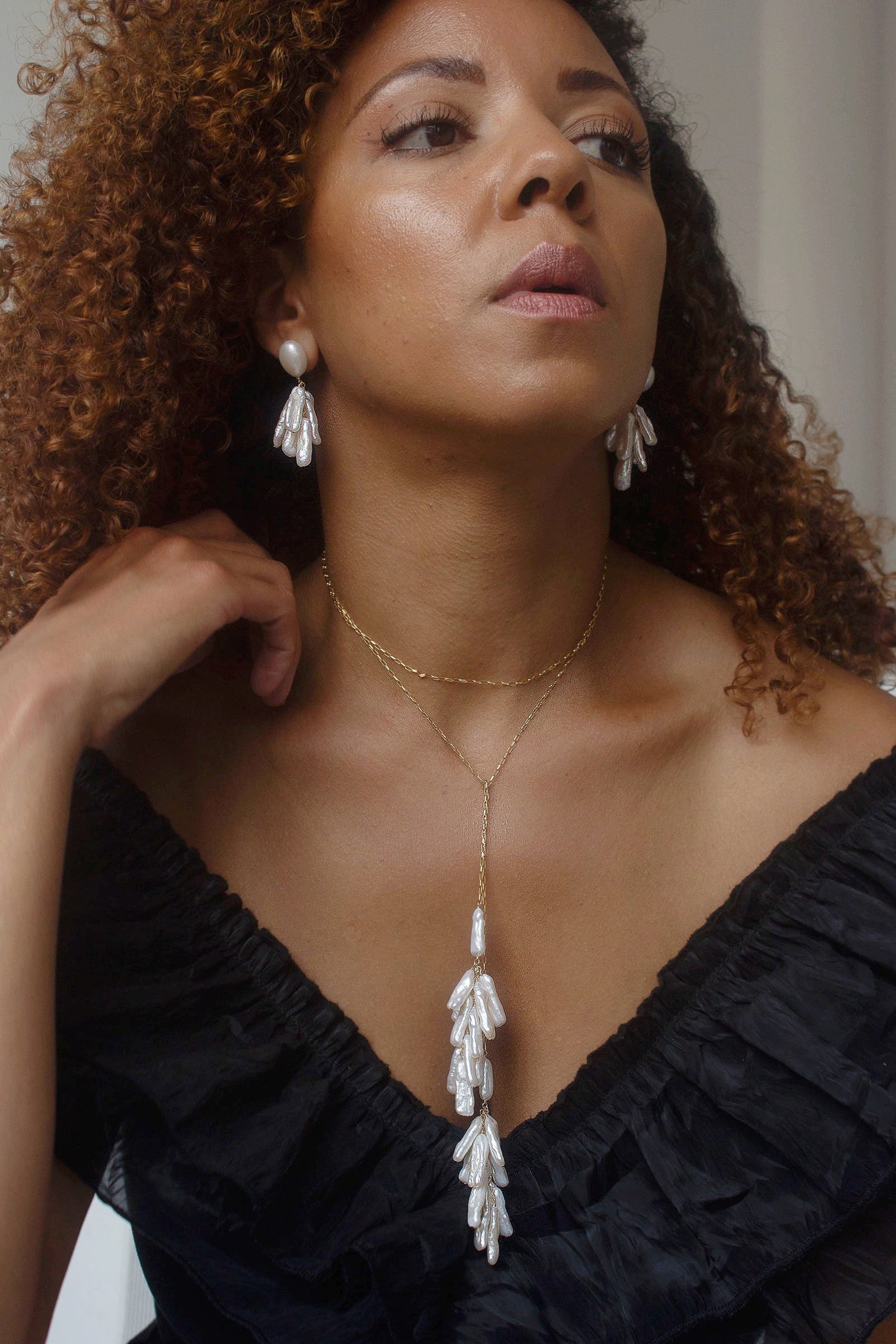 La Plume Tie Necklace