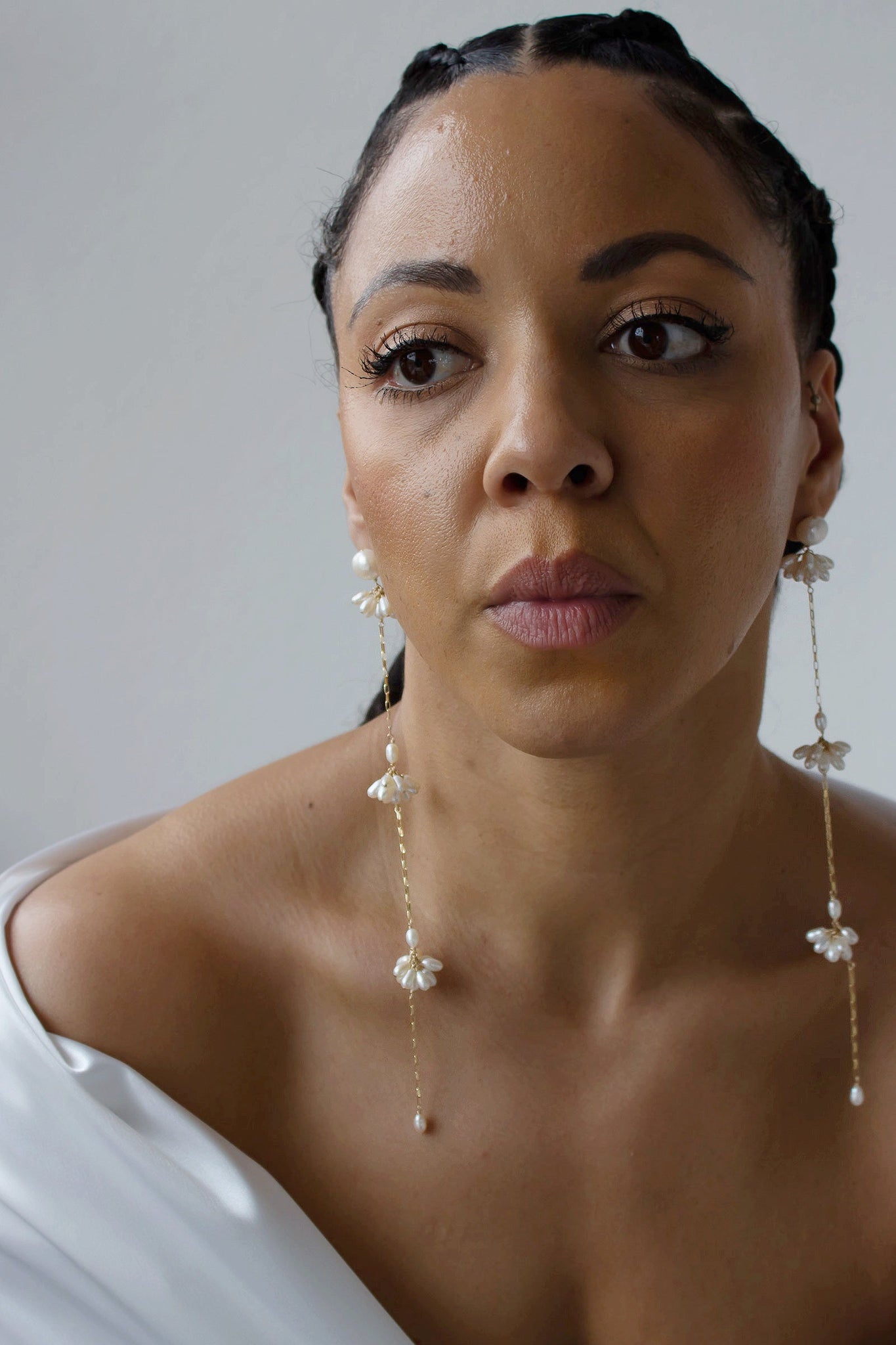 Fleurette Shoulder Duster Earrings