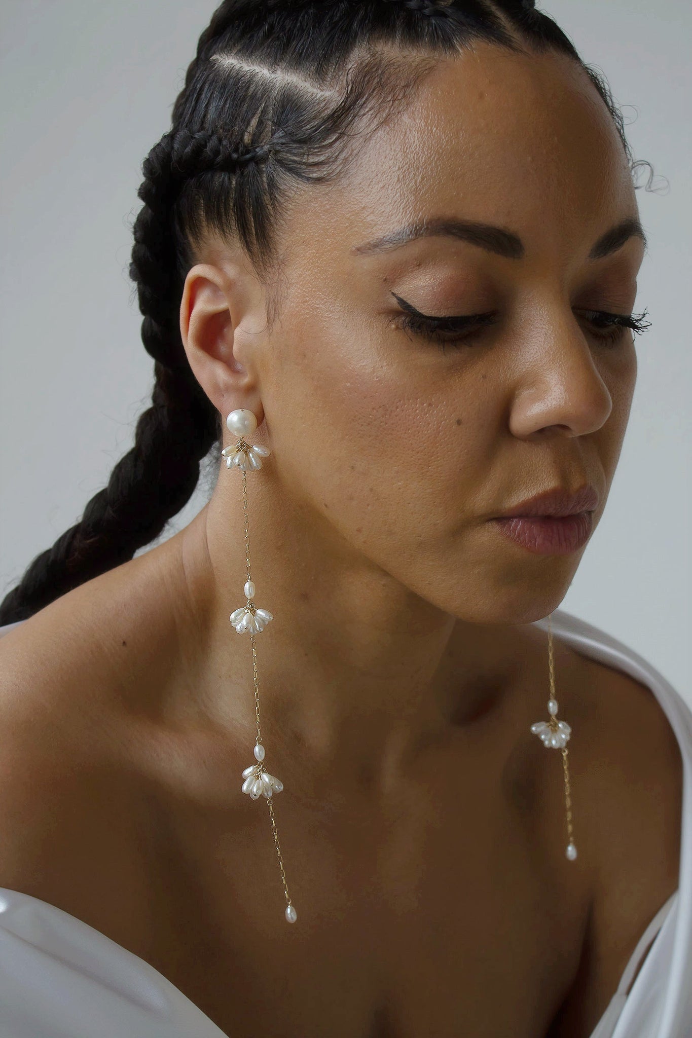 Fleurette Shoulder Duster Earrings