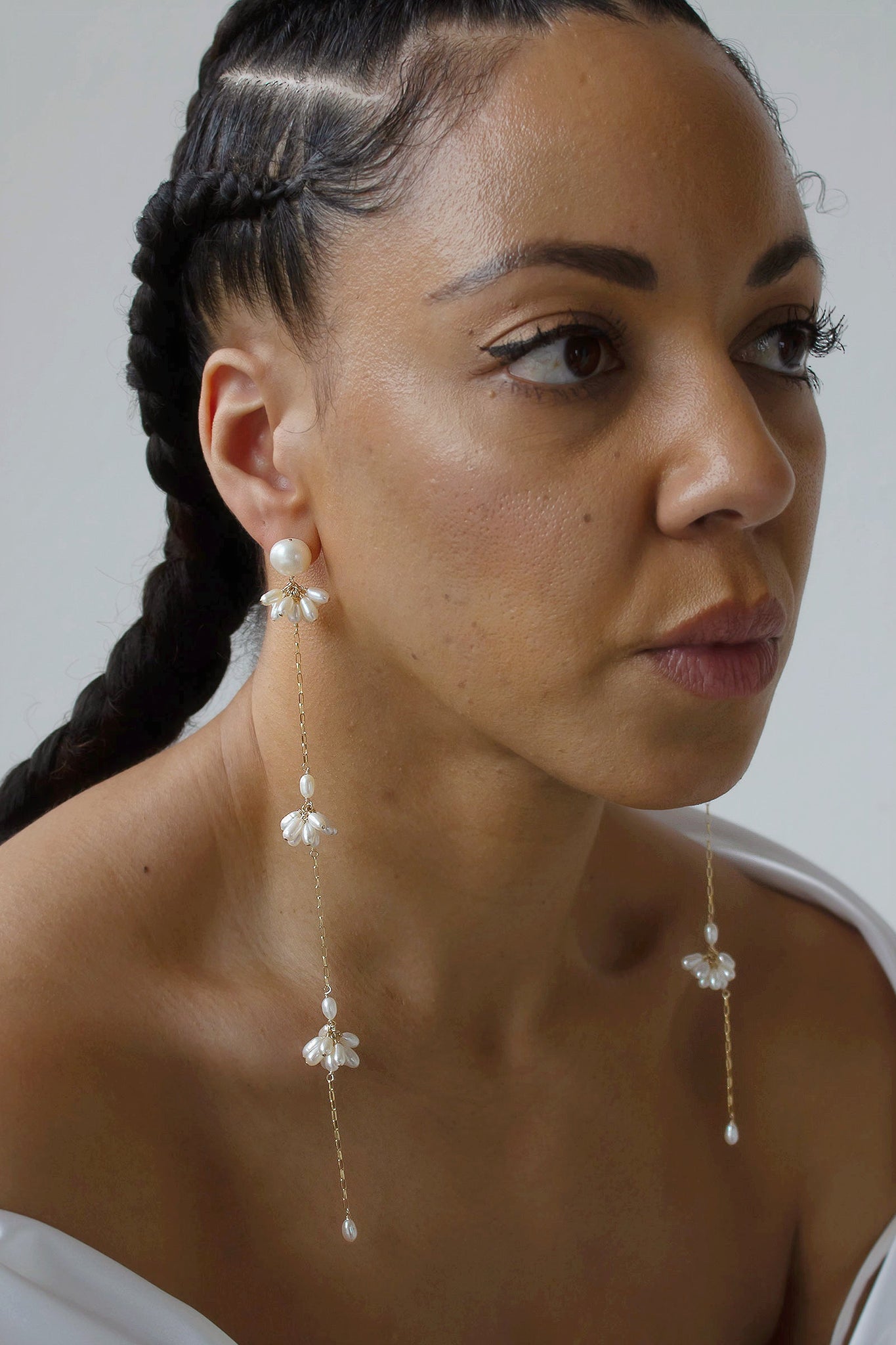 Fleurette Shoulder Duster Earrings