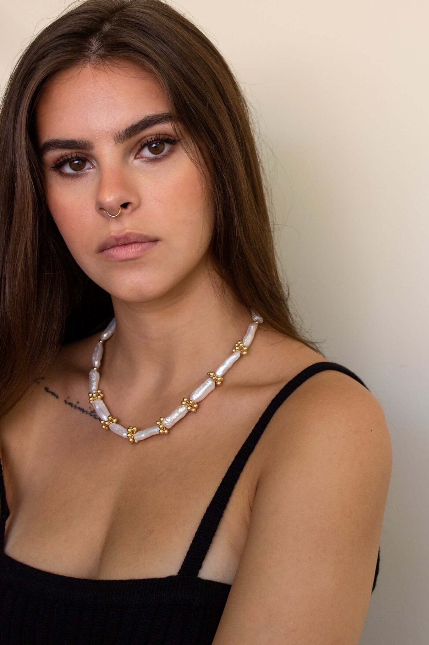 Biwa Eyelet Necklace