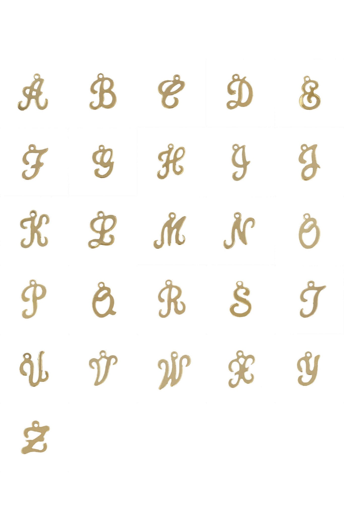 Script Initial Necklace