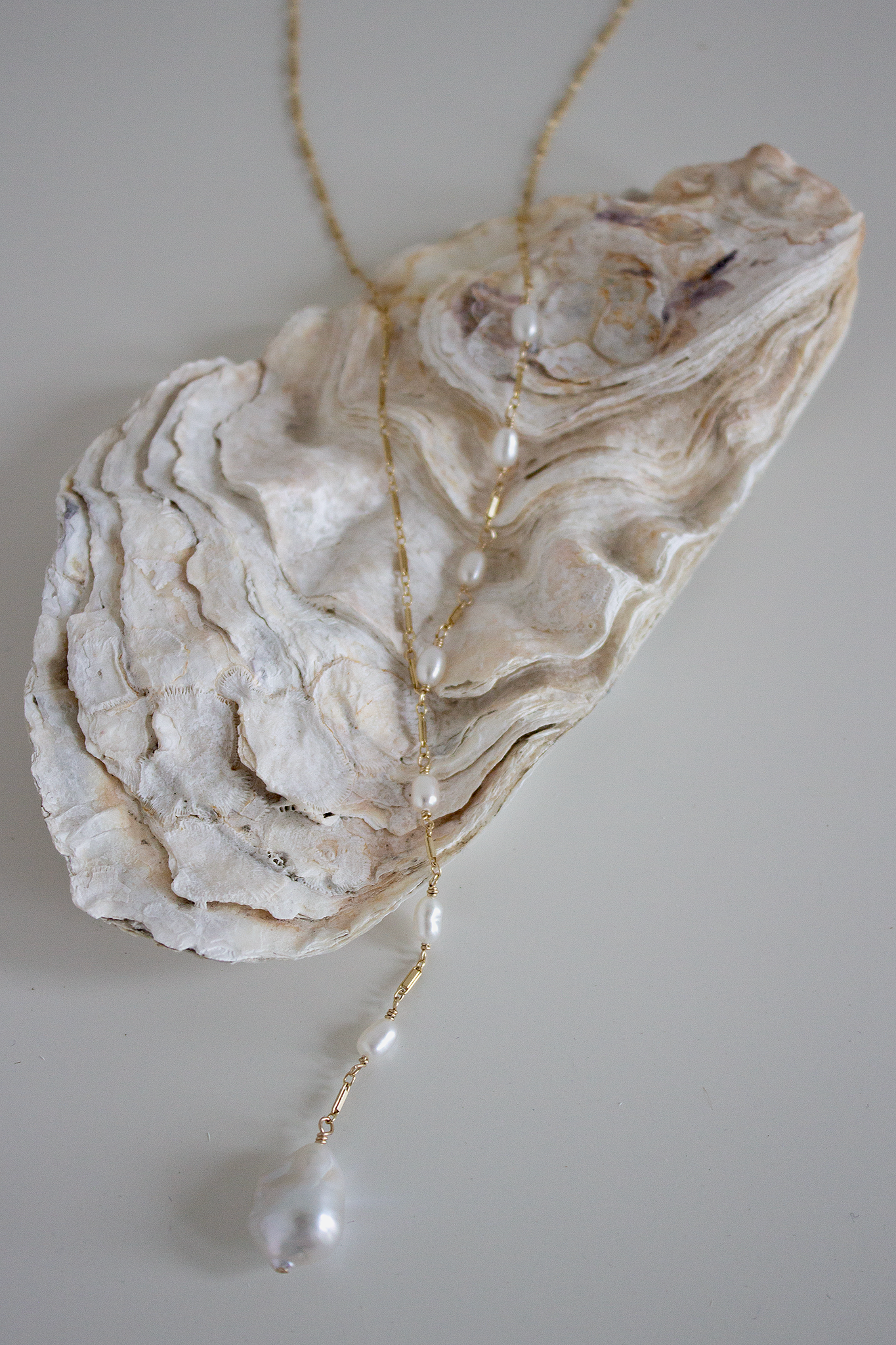 Asymmetrical Baroque Necklace