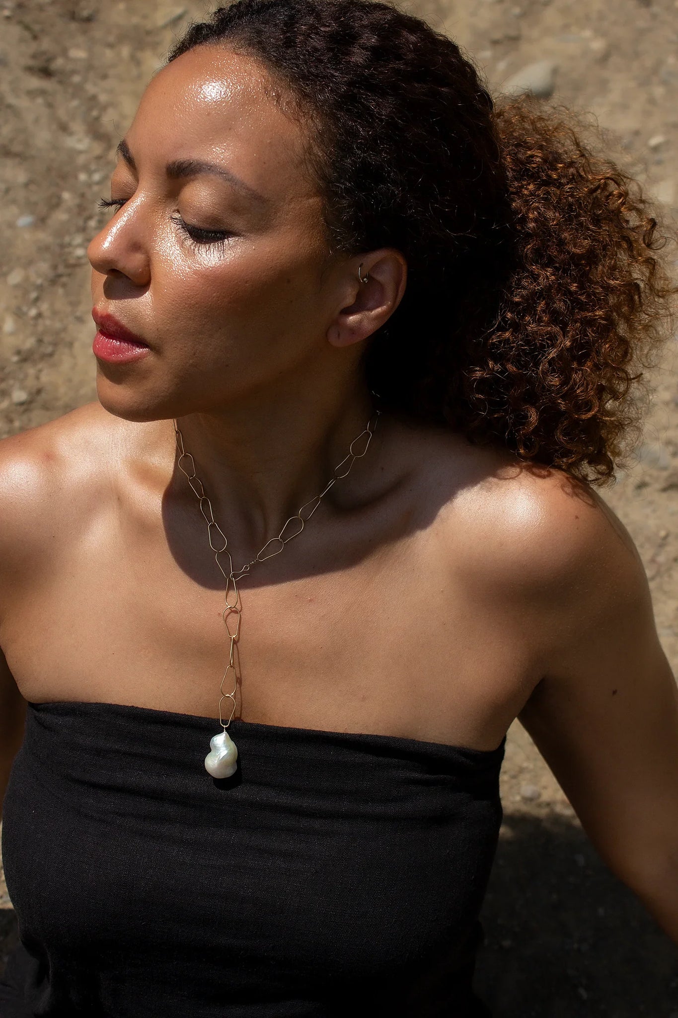 Caspian Lariat Necklace