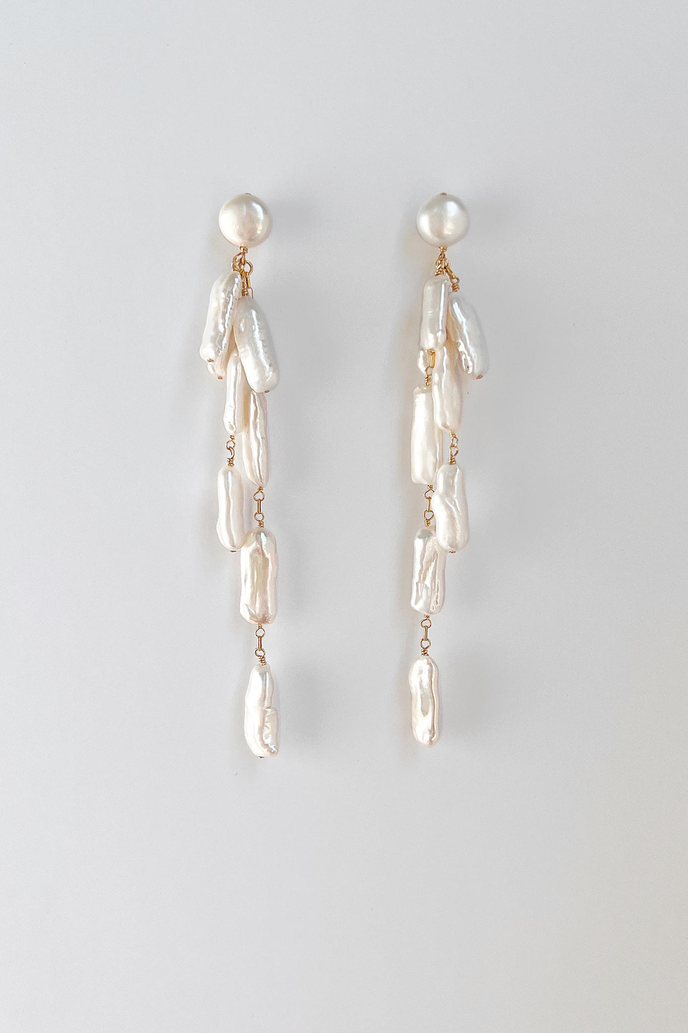 Cascading Plume Earrings