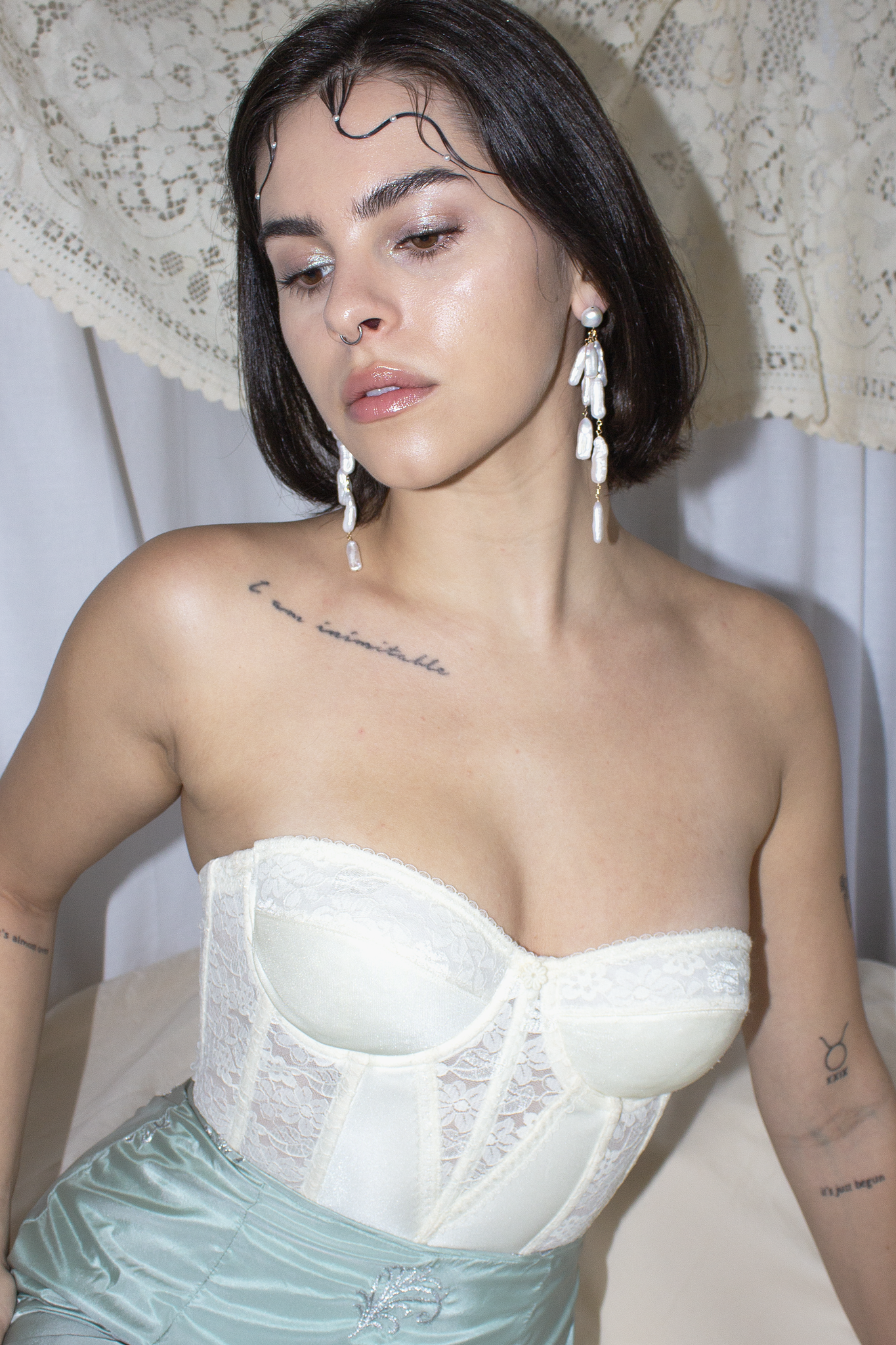 Cascading Plume Earrings