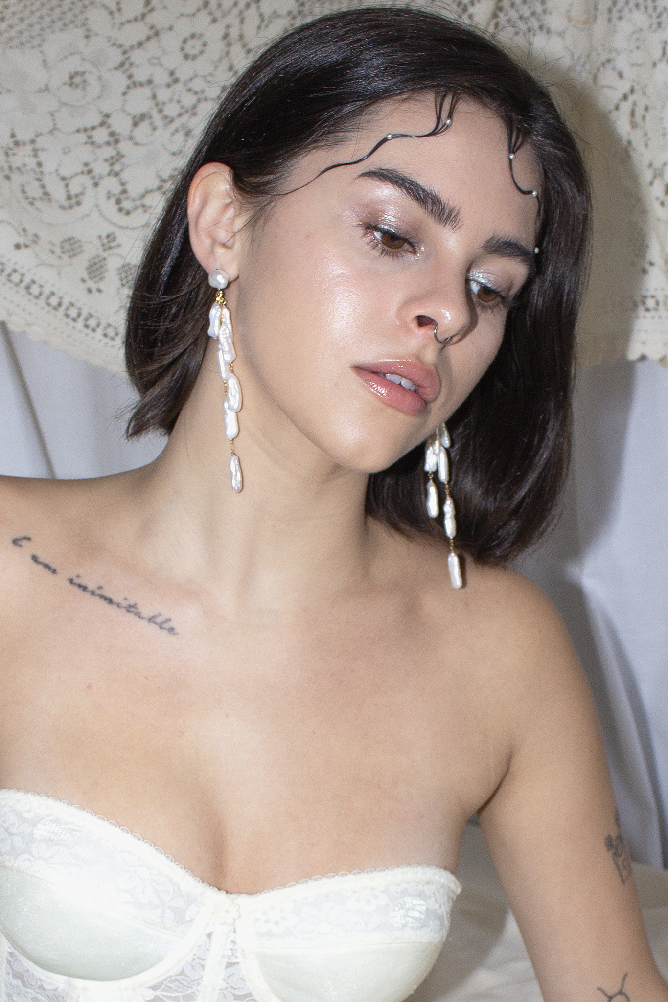 Cascading Plume Earrings