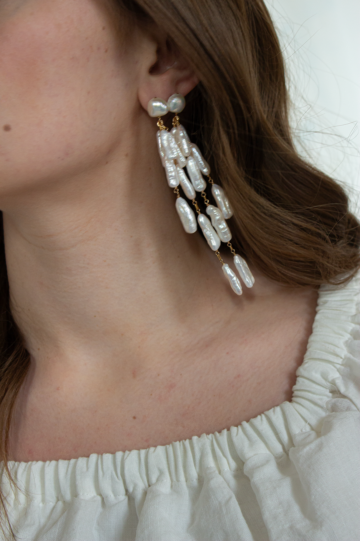 Cascading Plume Earrings