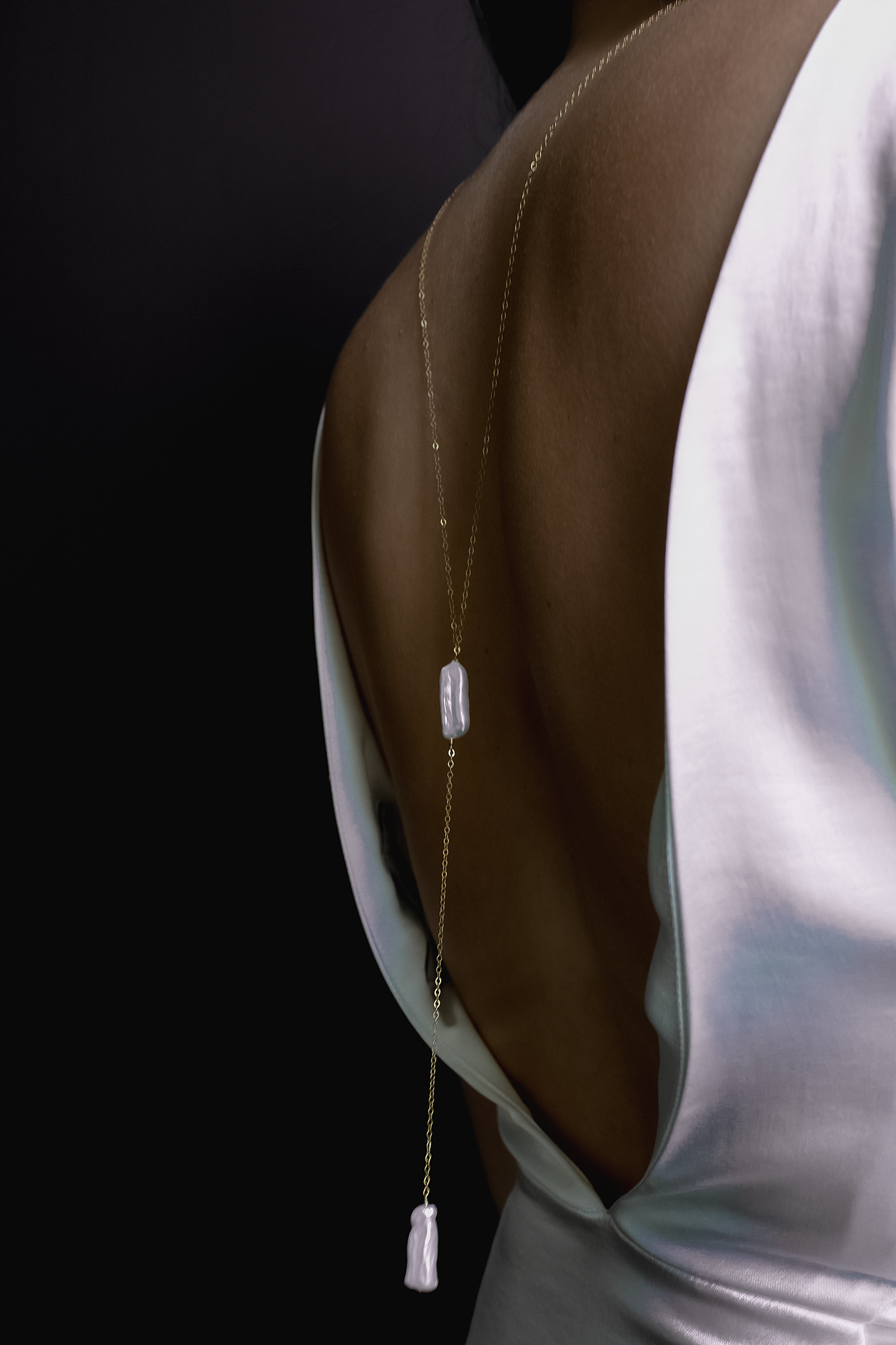 Biwa Backdrop Necklace