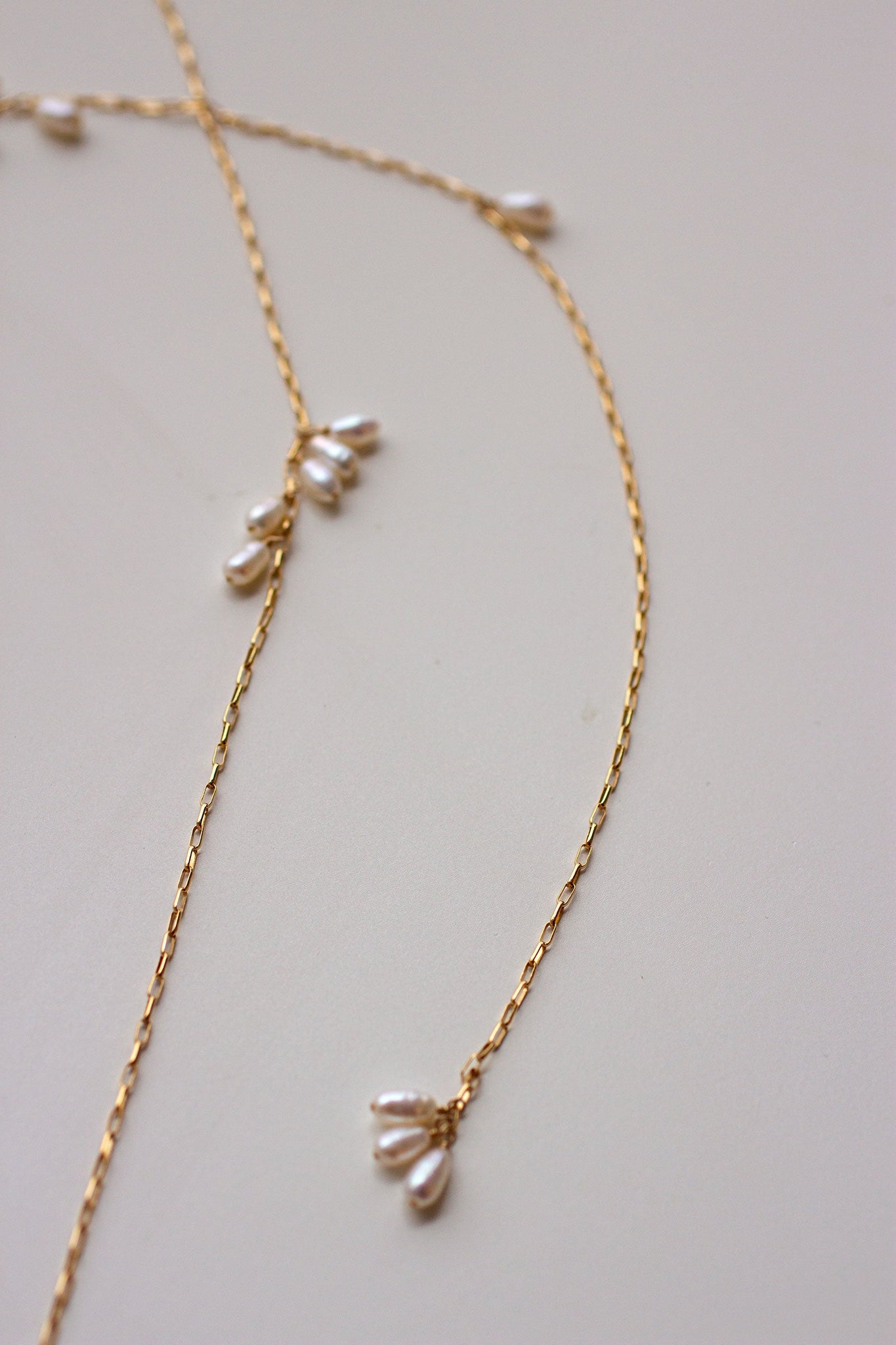 Falling Petals Wrap Necklace