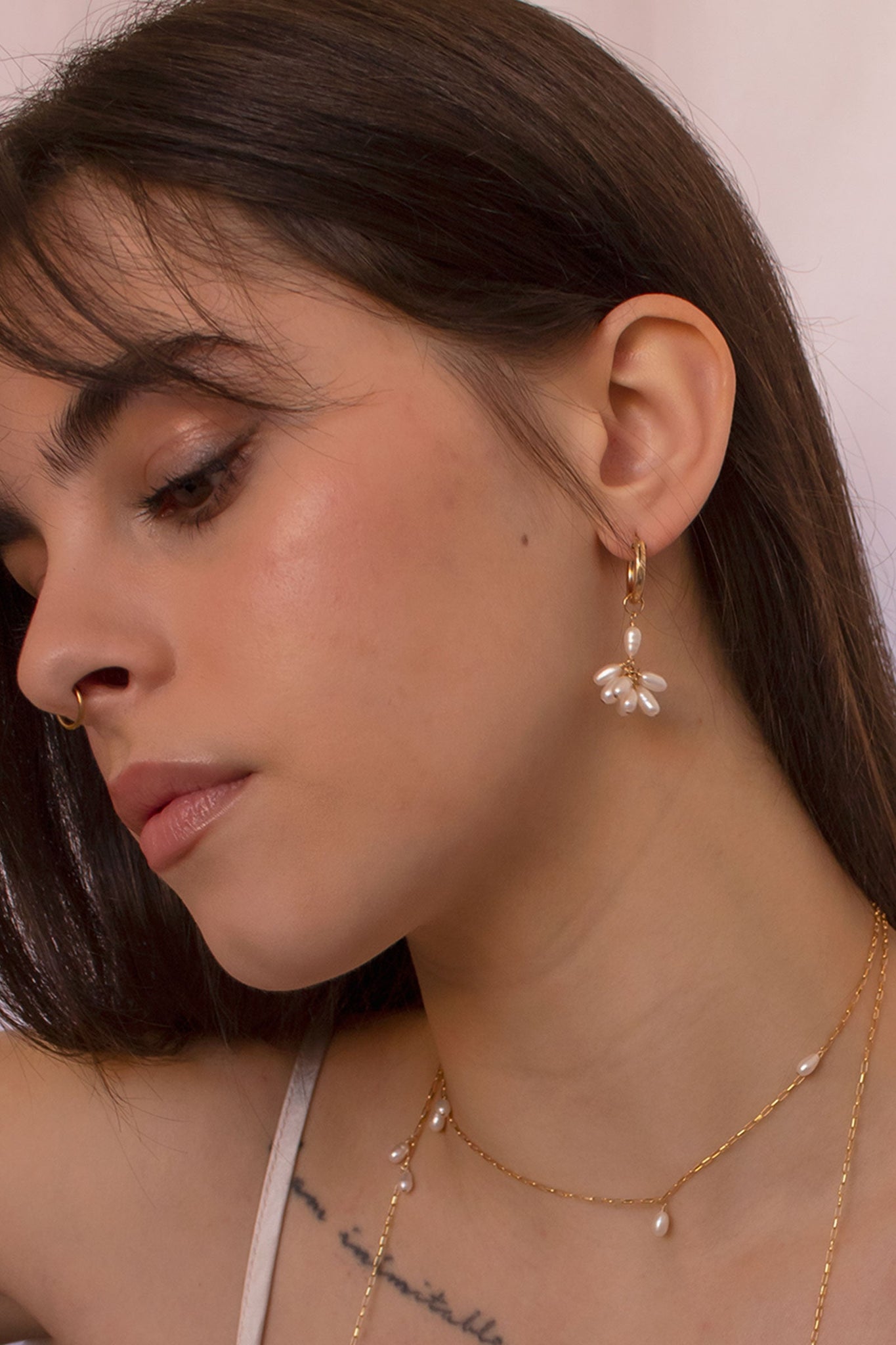 Fleurette Mini Hoop Earrings
