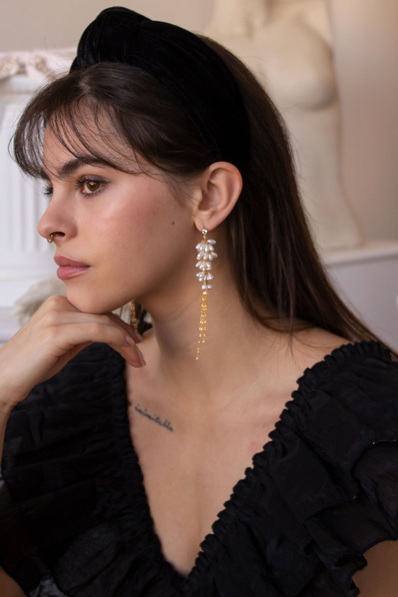 Fleurette Tassel Earrings