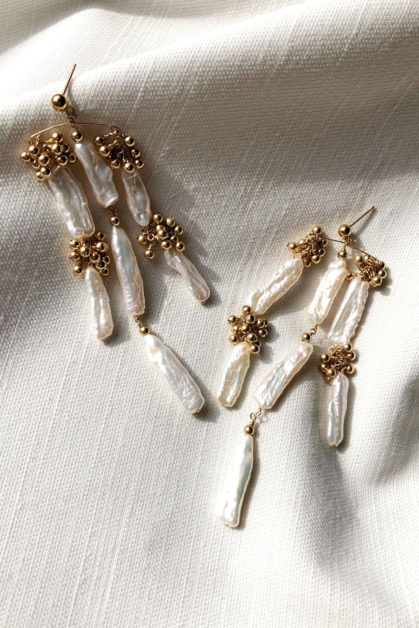 Eyelet Chandelier Earrings