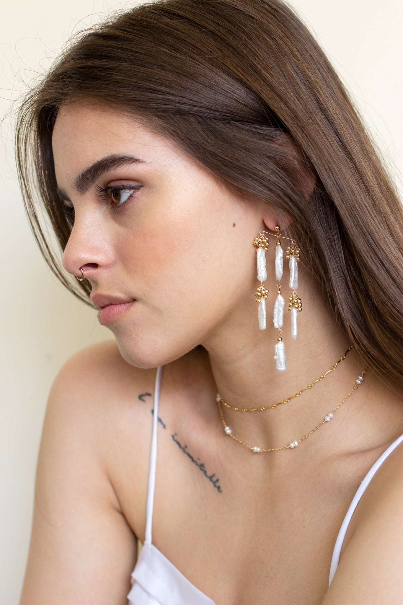 Eyelet Chandelier Earrings