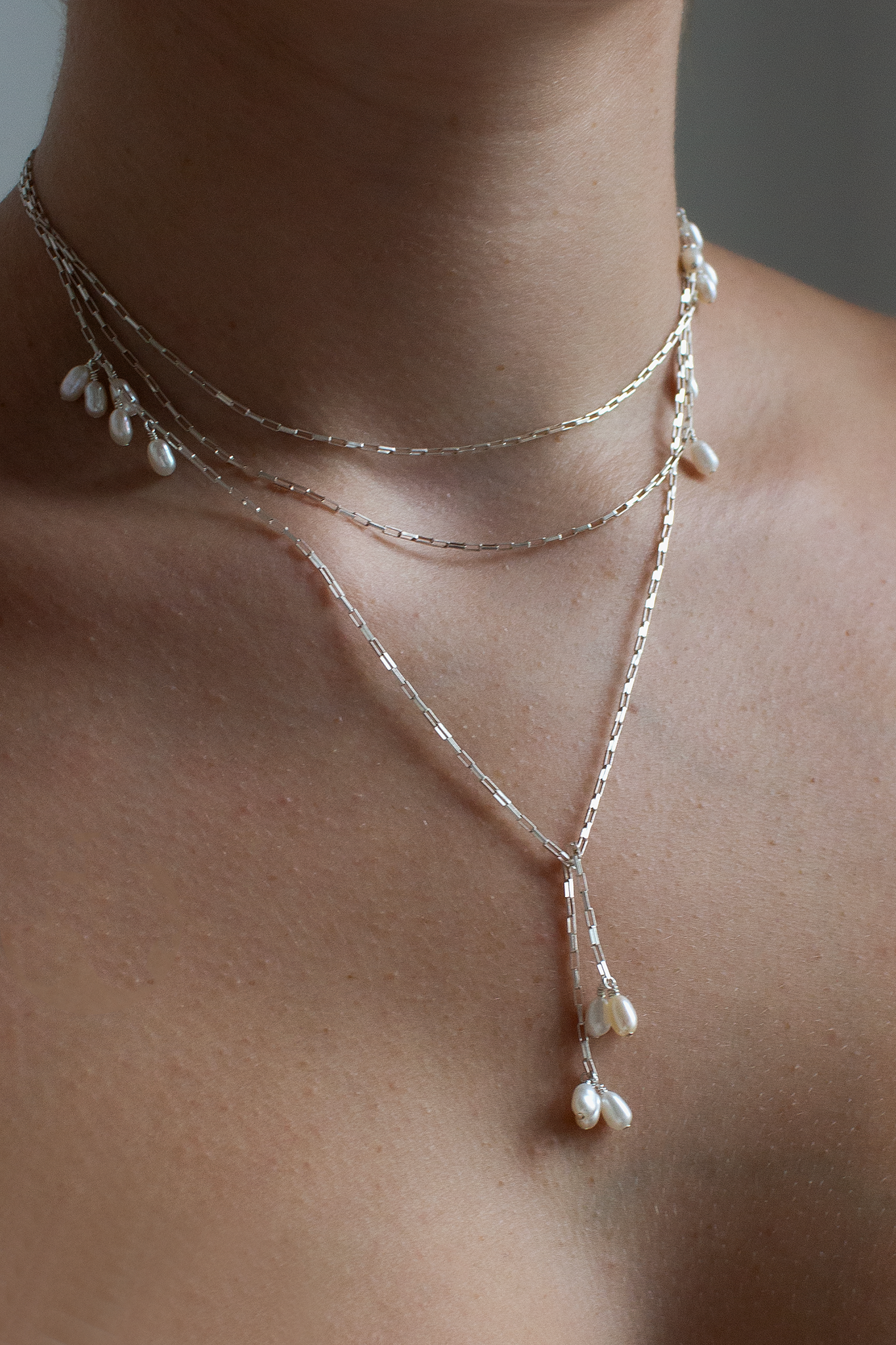 Falling Petals Wrap Necklace