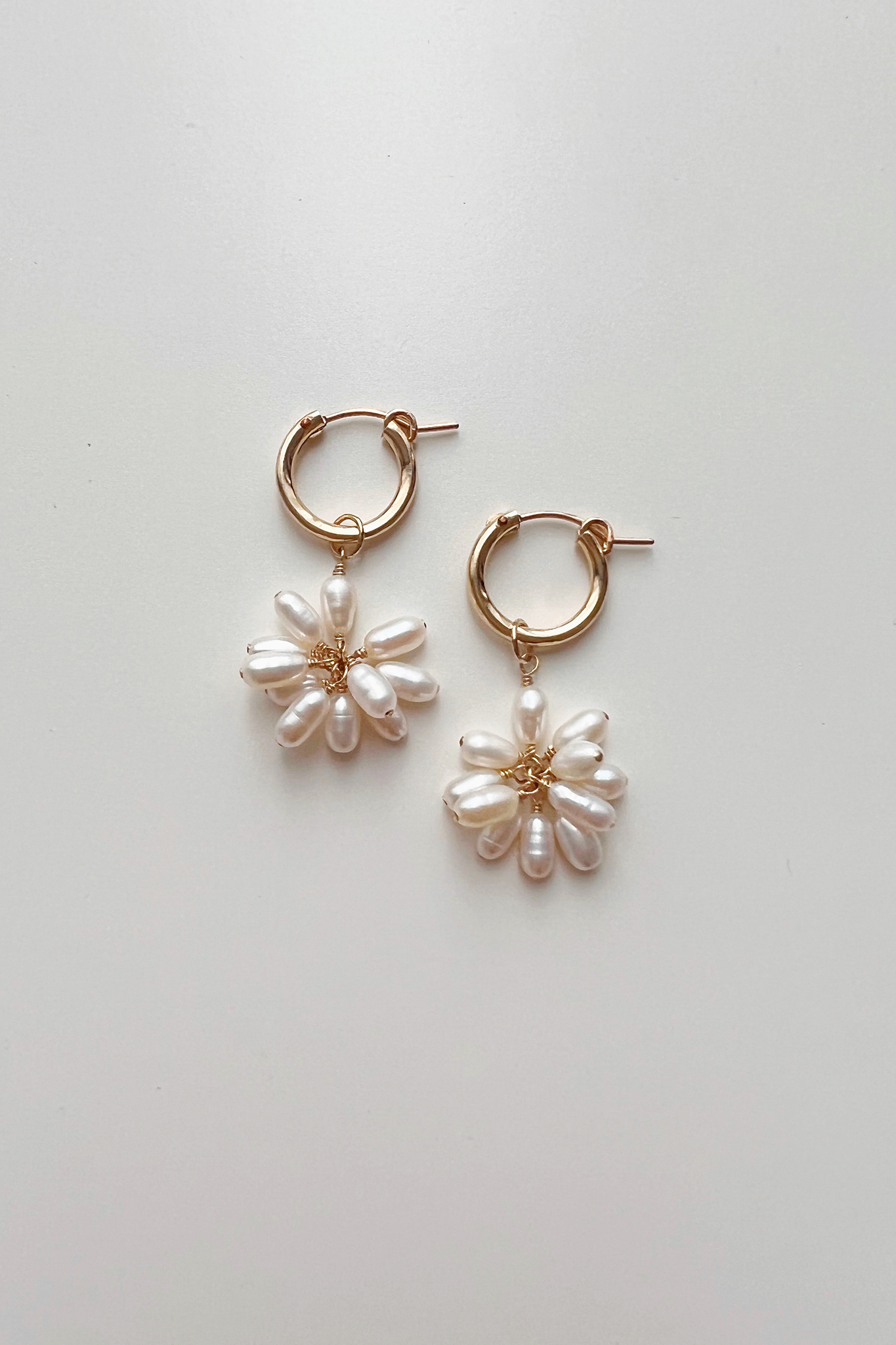 Fleurette Mini Hoop Earrings