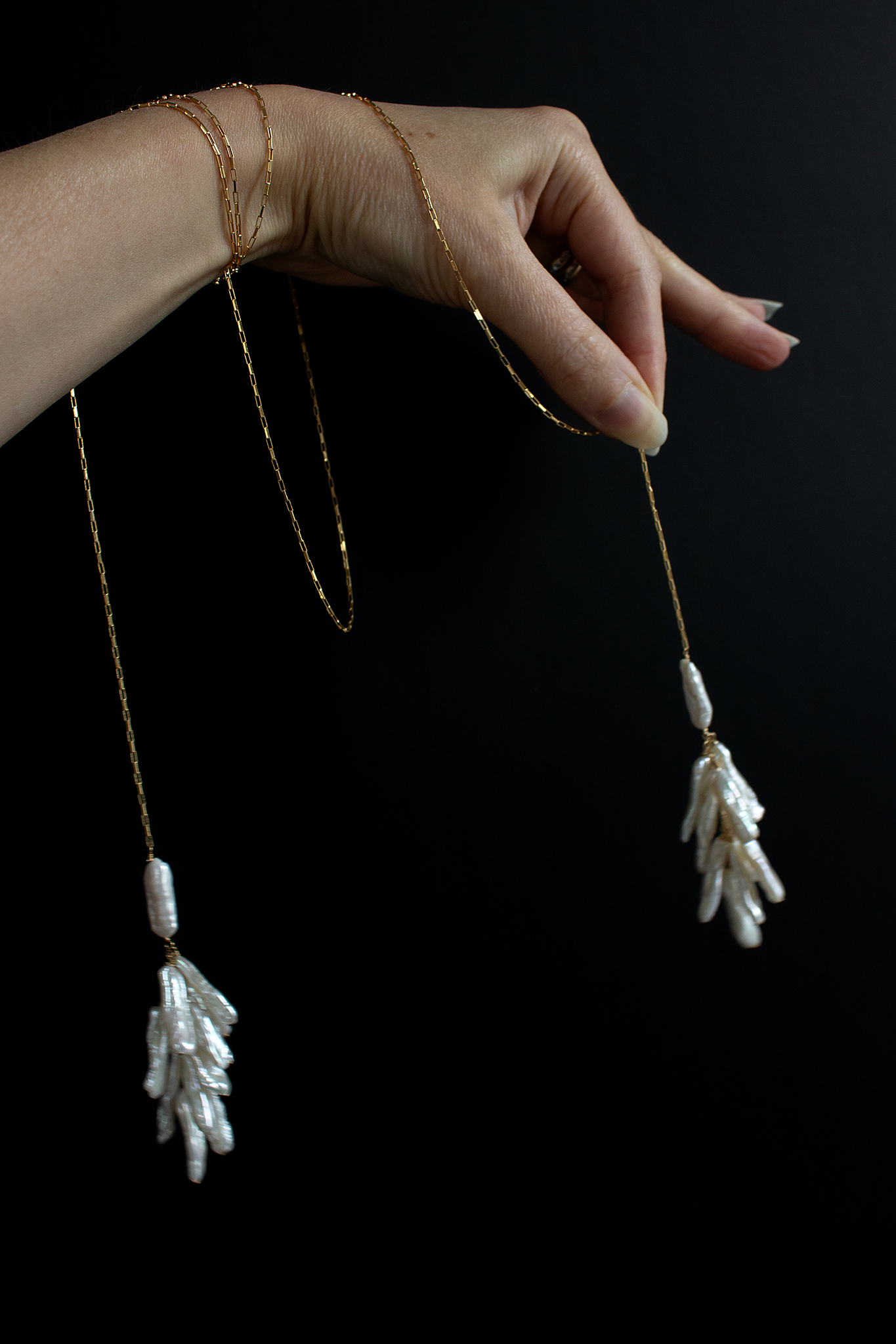 La Plume Tie Necklace