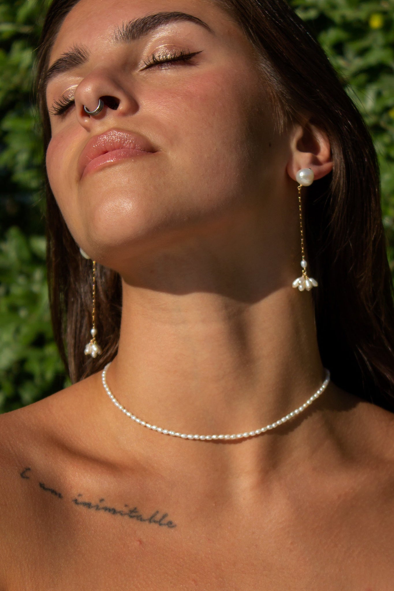 Fleurette Back Drop Necklace