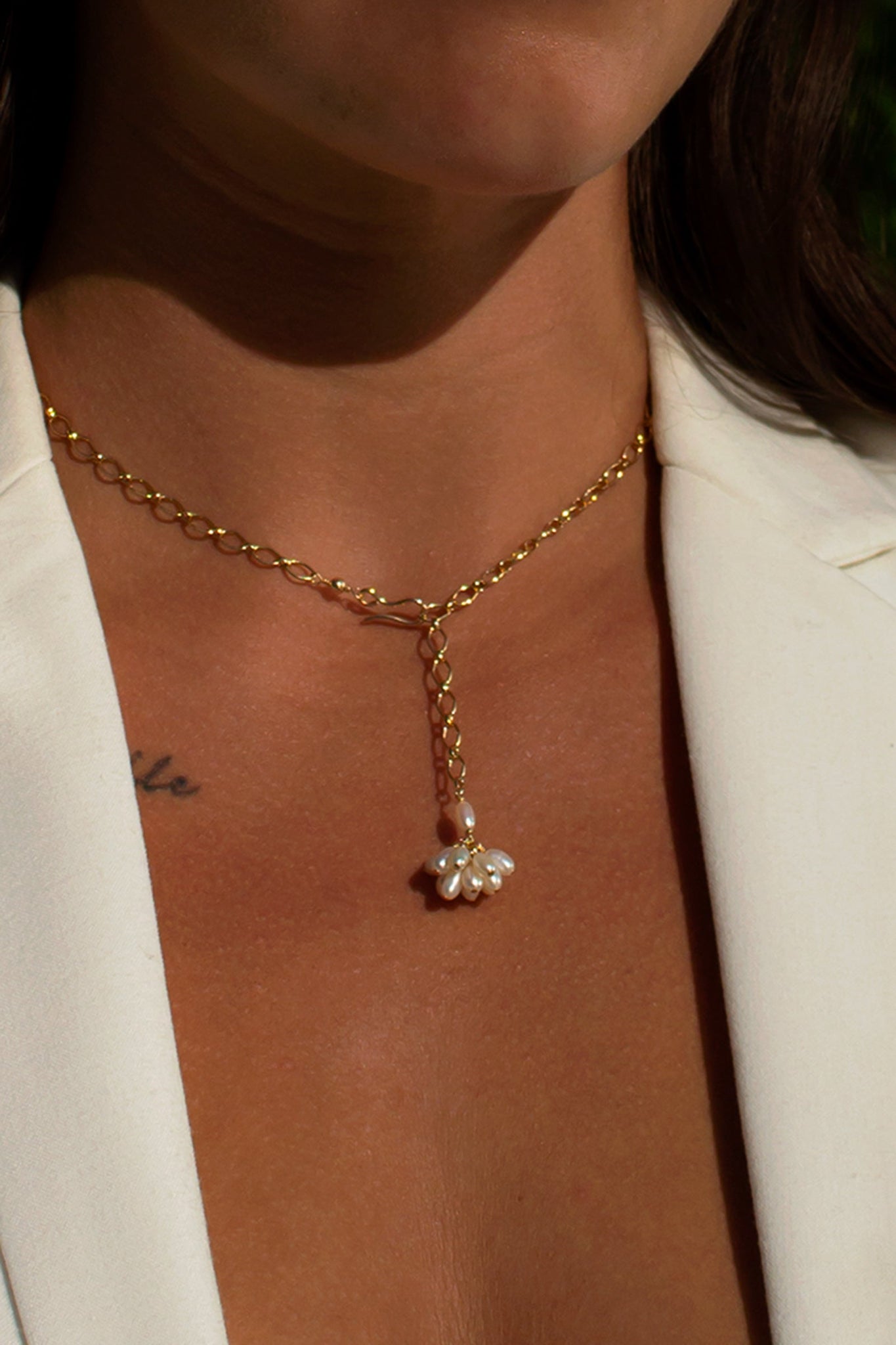 Fleurette Droplet Necklace