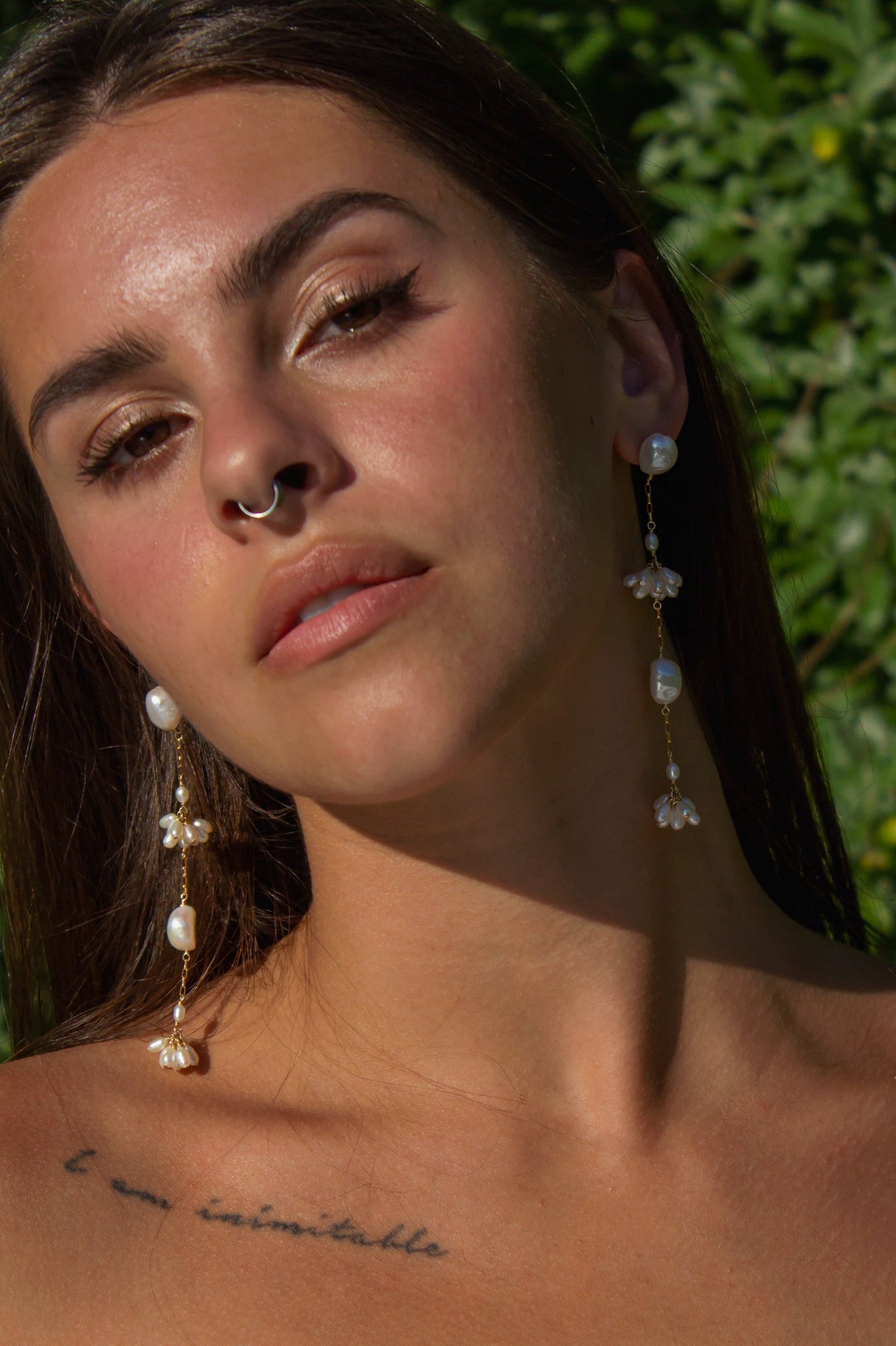 Long Fleurette Earrings