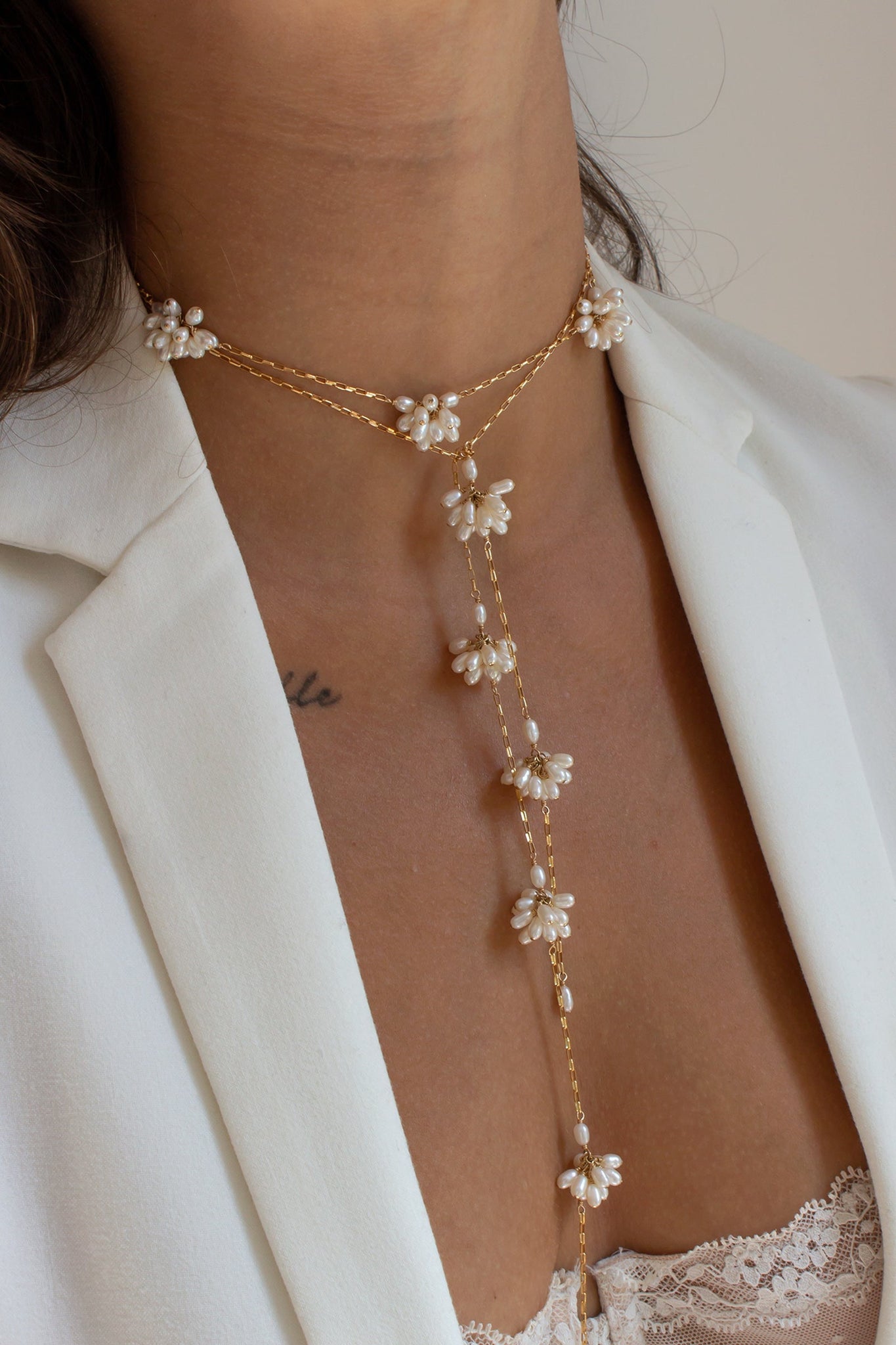 Fleurette Wrap Necklace