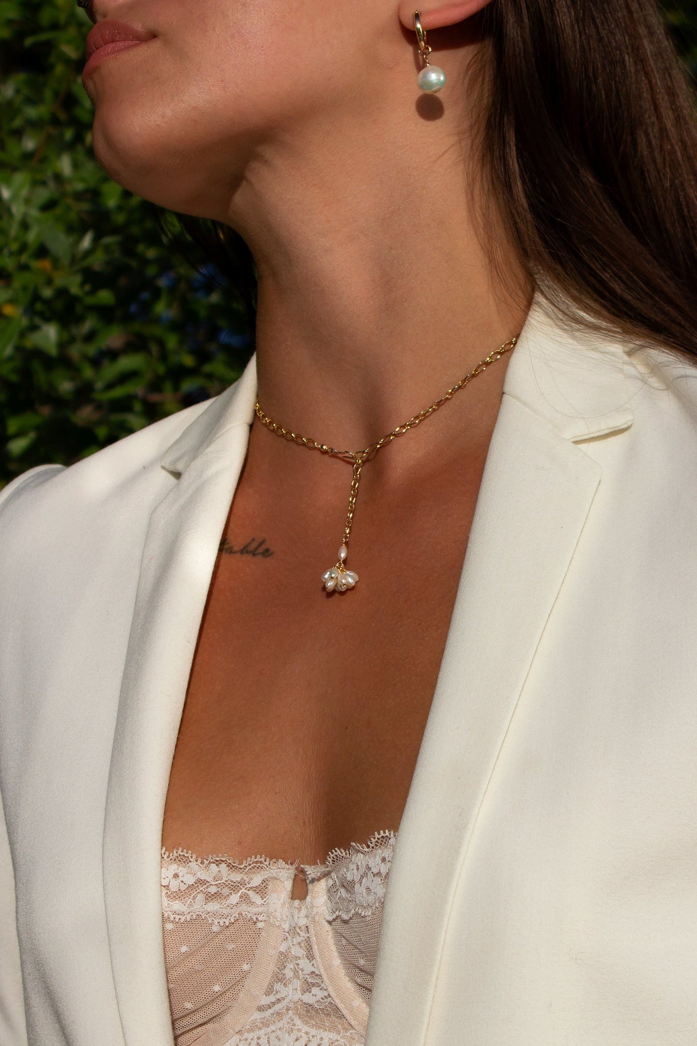 Fleurette Droplet Necklace