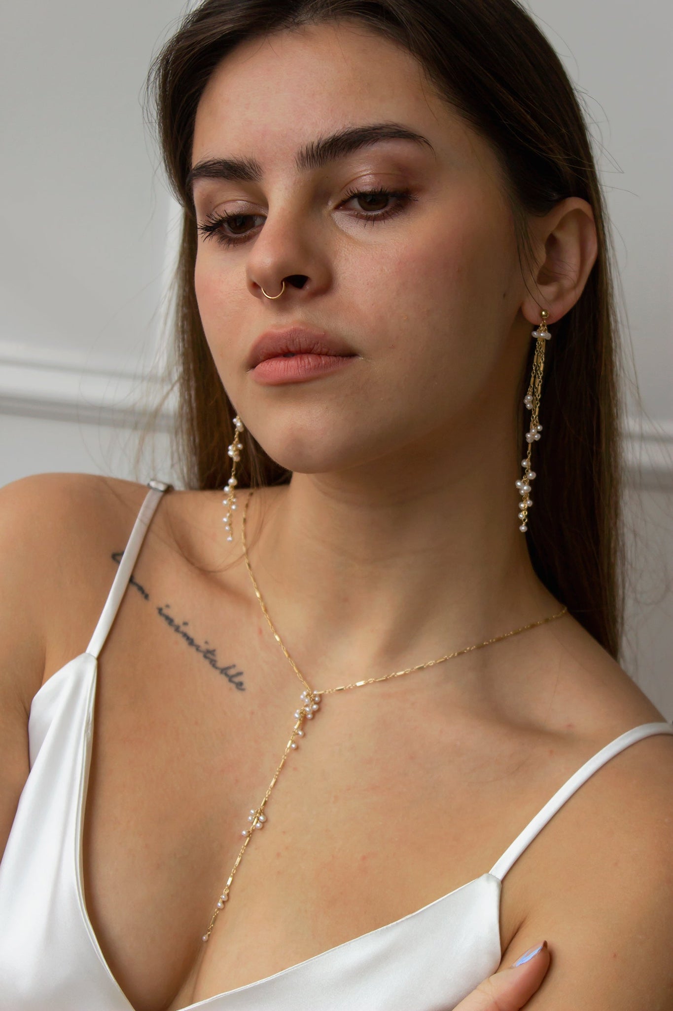 Radiance Freshwater Pearl Cluster Earrings