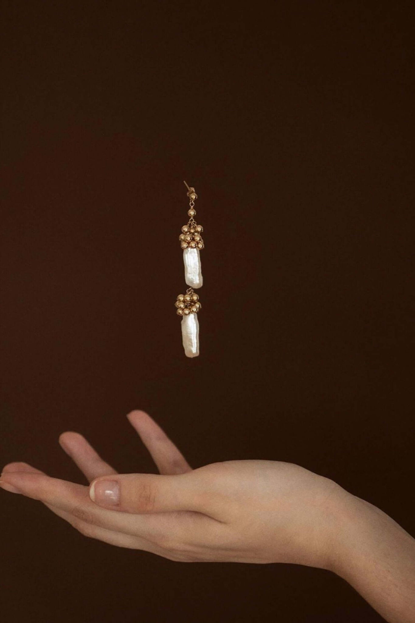 Linear Eyelet Earrings