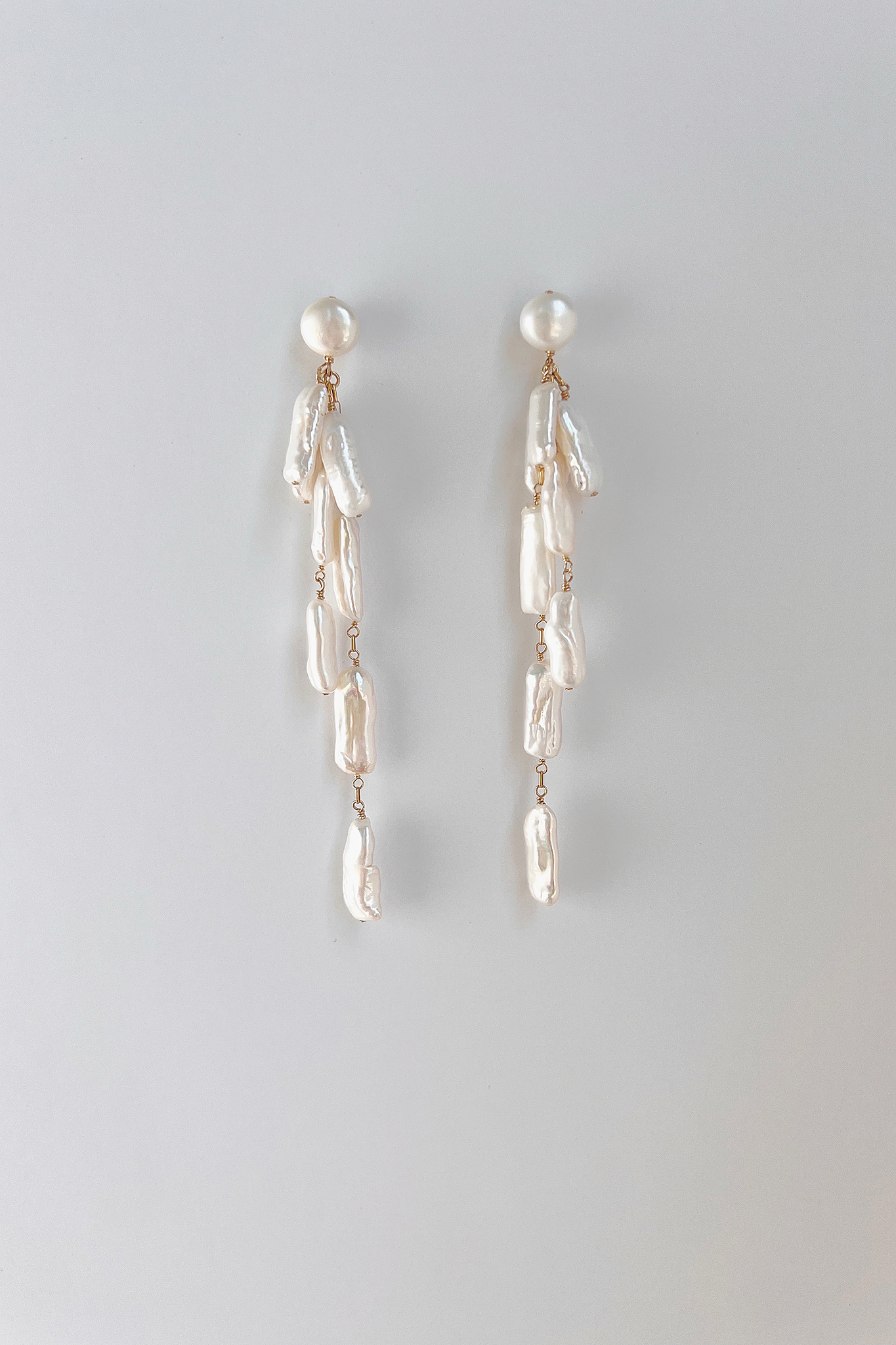Cascading Plume Earrings