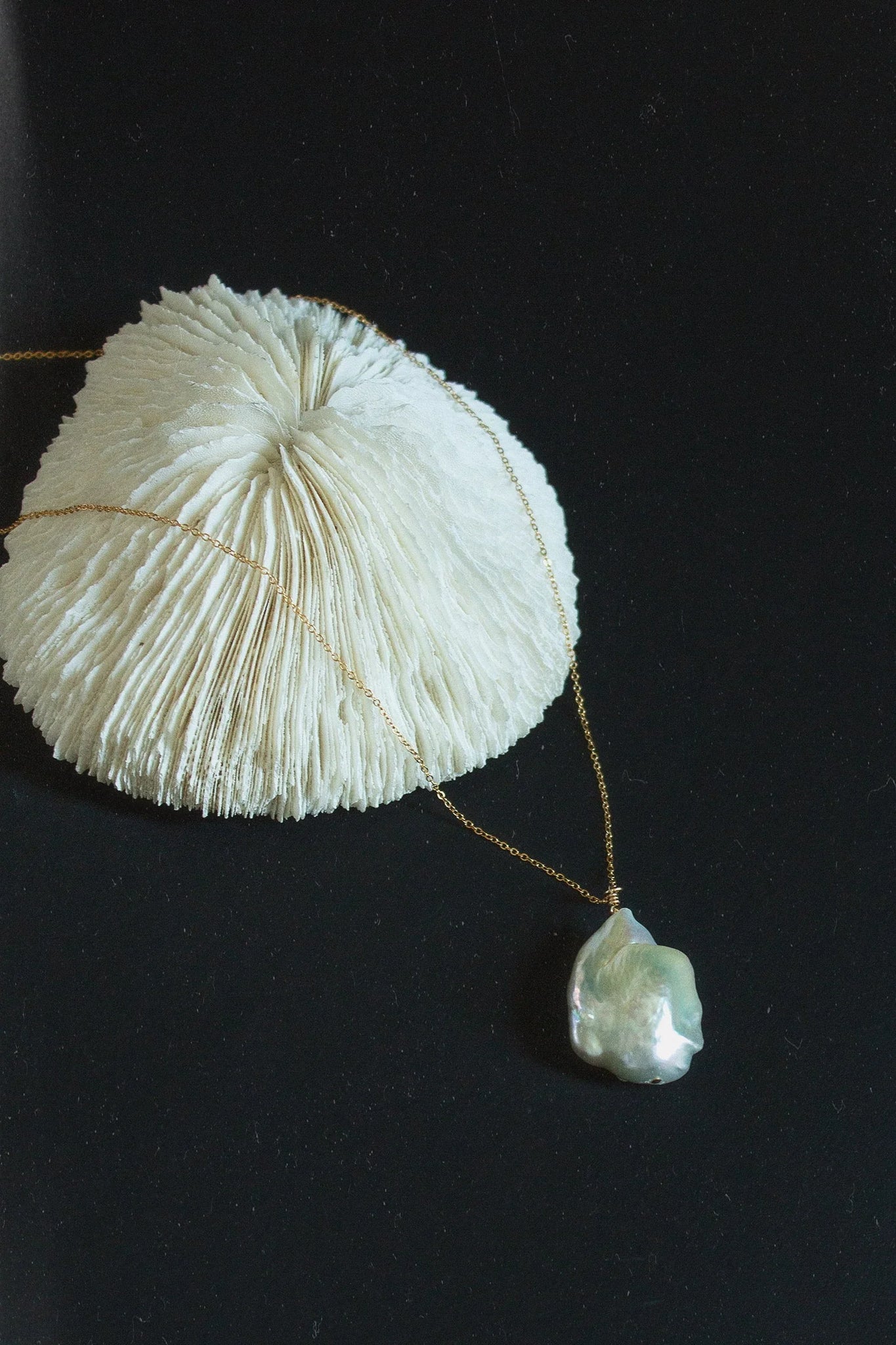 Siren Baroque Pendant Necklace