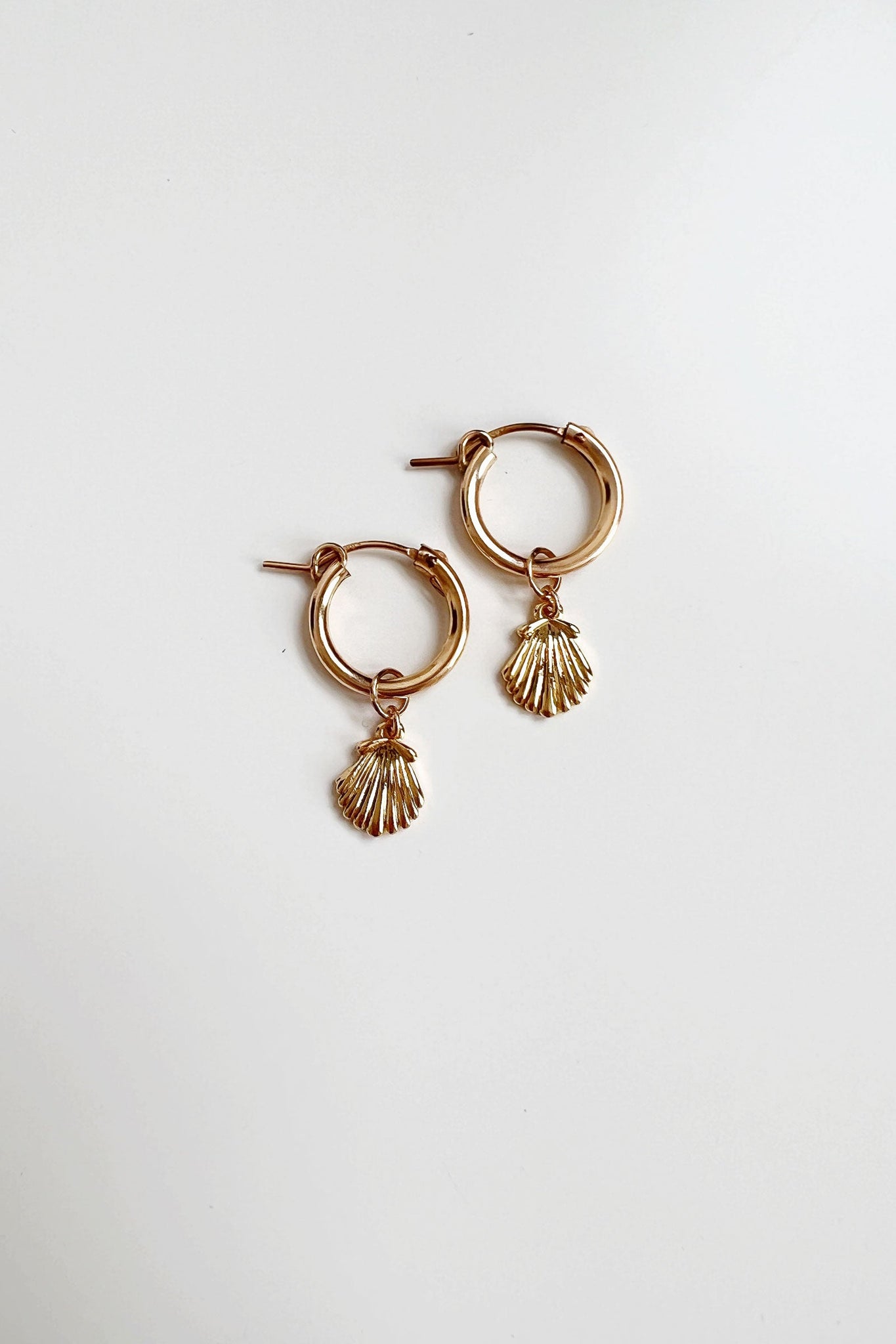 Coquille Mini Hoop Earrings