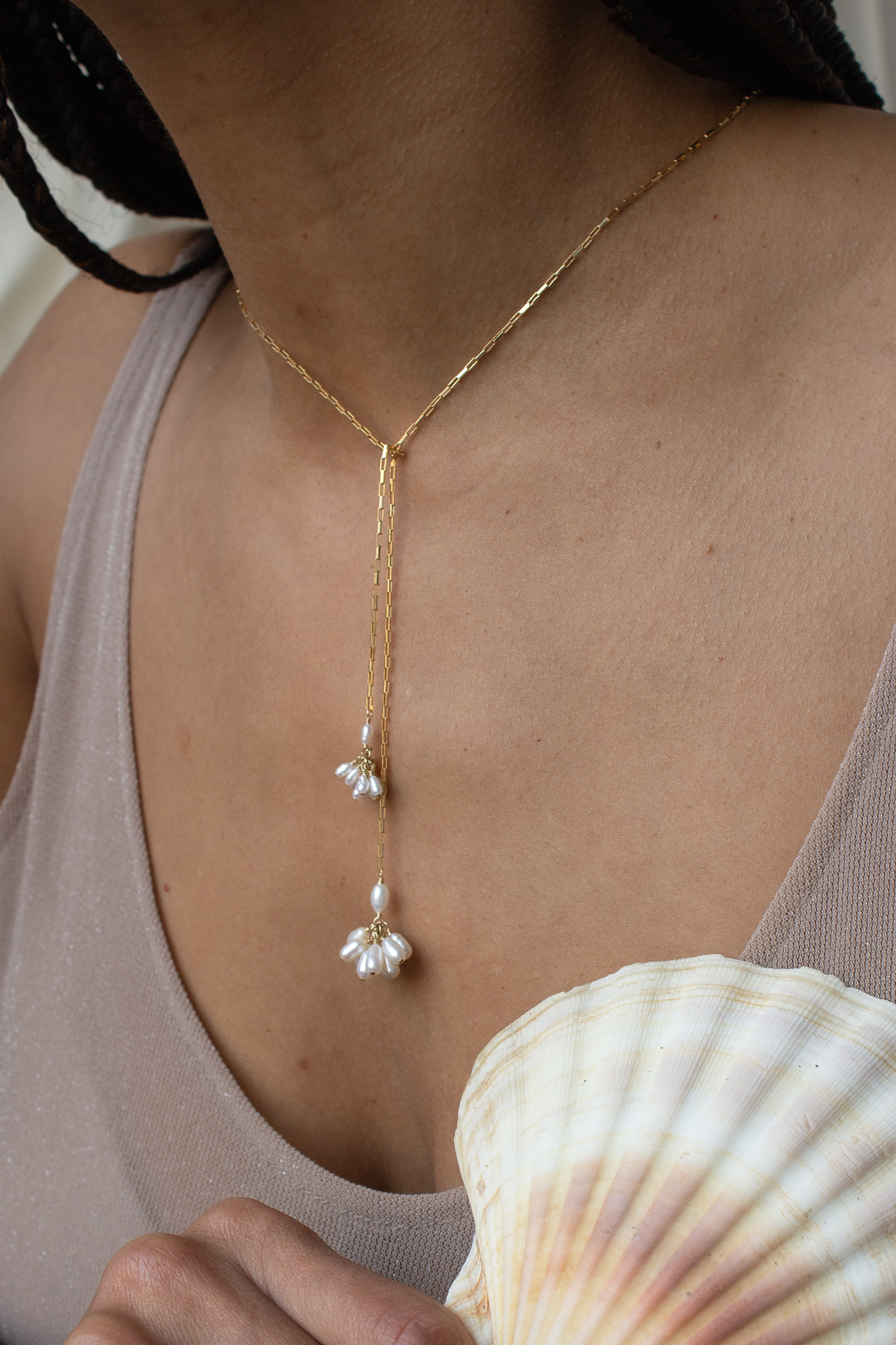 Fleurette Tie Necklace