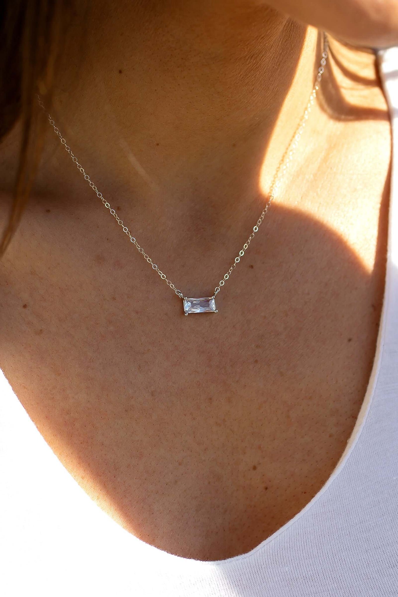Baguette Necklace