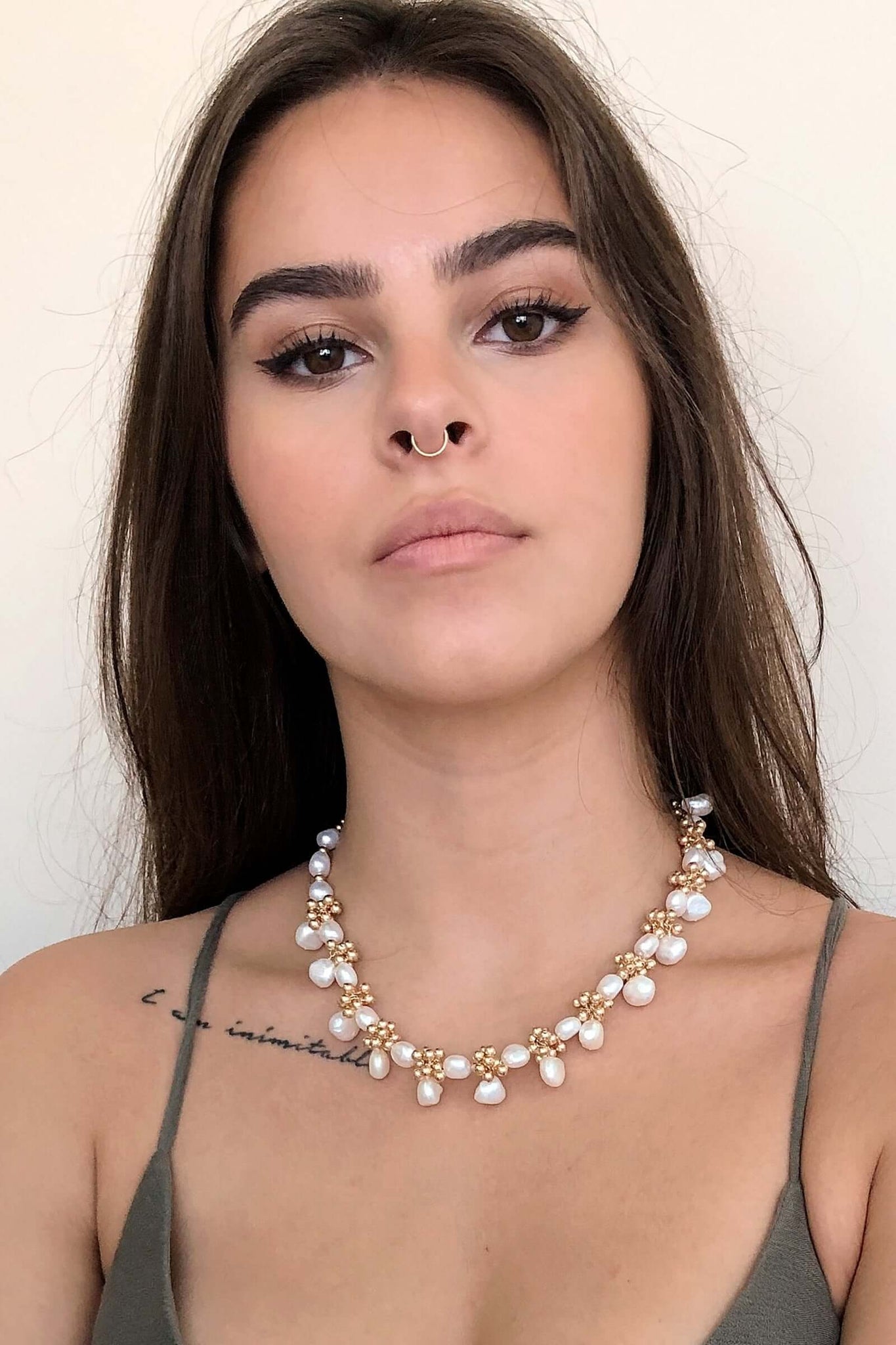 Baroque Eyelet Necklace
