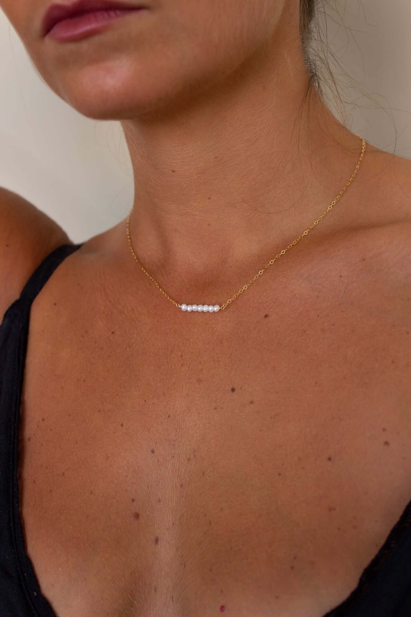 Pearl Bar Necklace