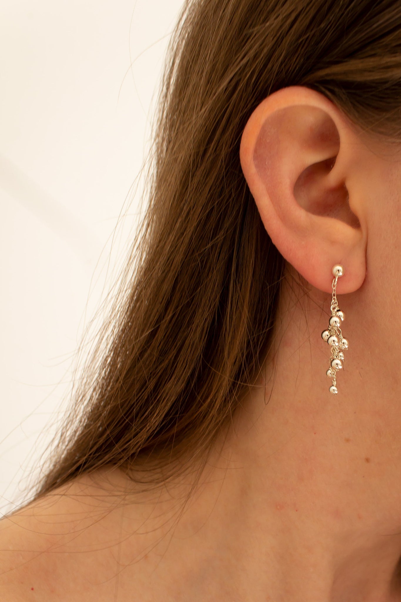 Silver Dust Petite Earrings