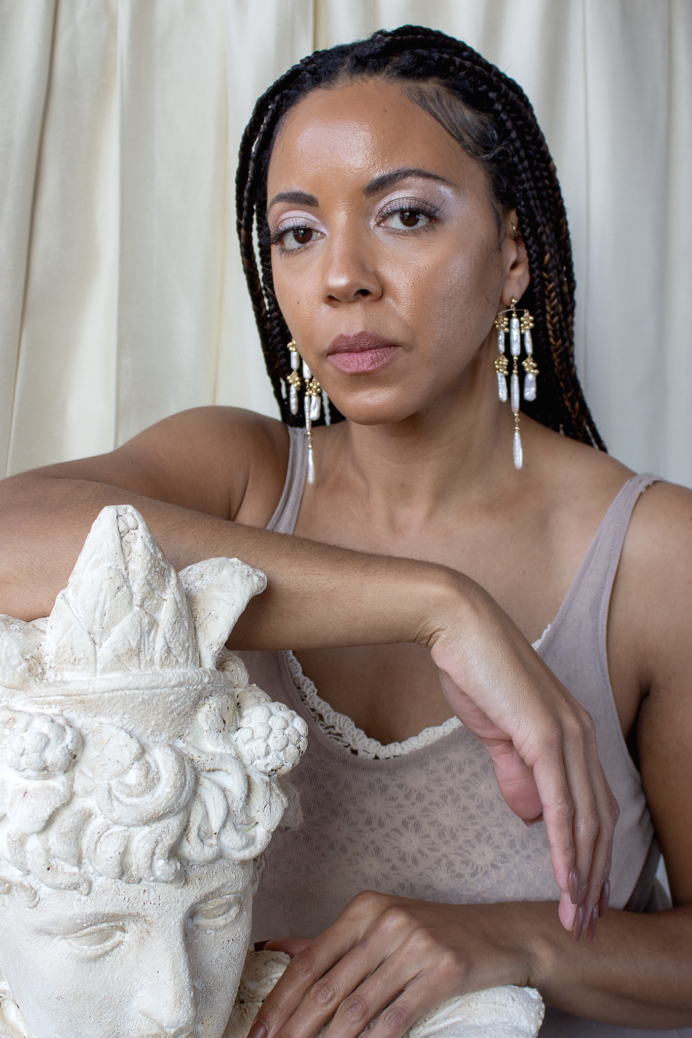 Eyelet Chandelier Earrings